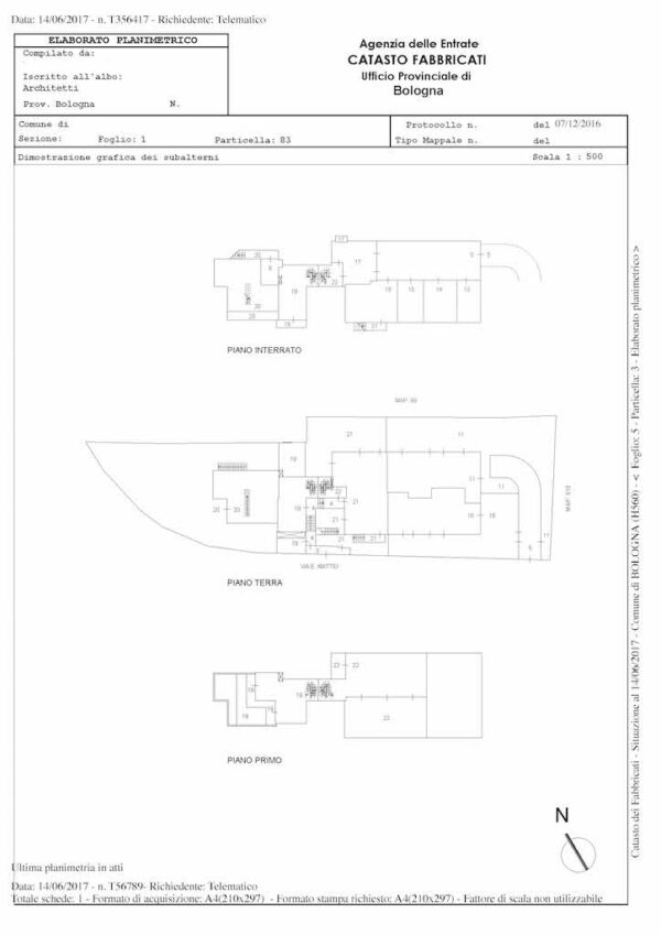 elaborato planimetrico