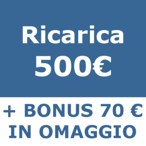 ricarica 500 Catastofast